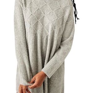 Free People Jaci Sweater Dress Grey Size Large